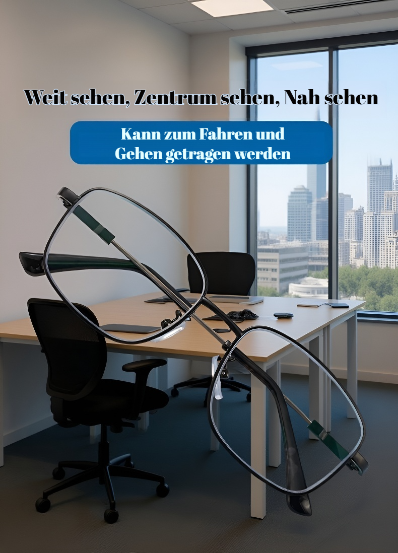 Hochwertige Lesebrille mit robustem Titan-Rahmen