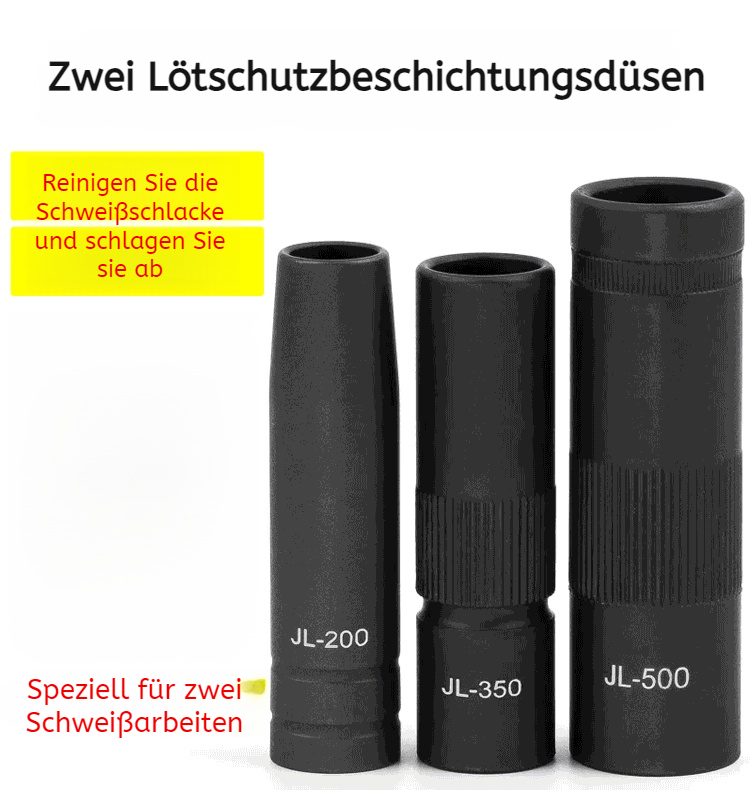 Zweiwege-Schweißpistole klebt nicht an der Schweißschlackenschutzdüse