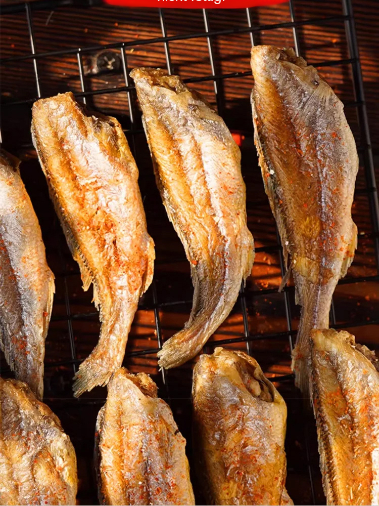 【200 Stück pro Packung, 1 Packung kaufen, 1 gratis】Knusprig getrockneter Fisch, sofort verzehrfertig🔥 Ölfrei gebacken, fettarm und kalorienarm