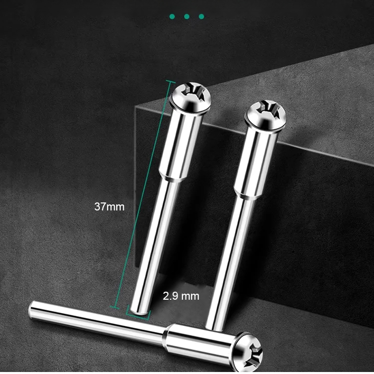 Wertes Set mit zehn Diamant-Sandpolier- und Trennscheiben 2 Pleuelstangen frei