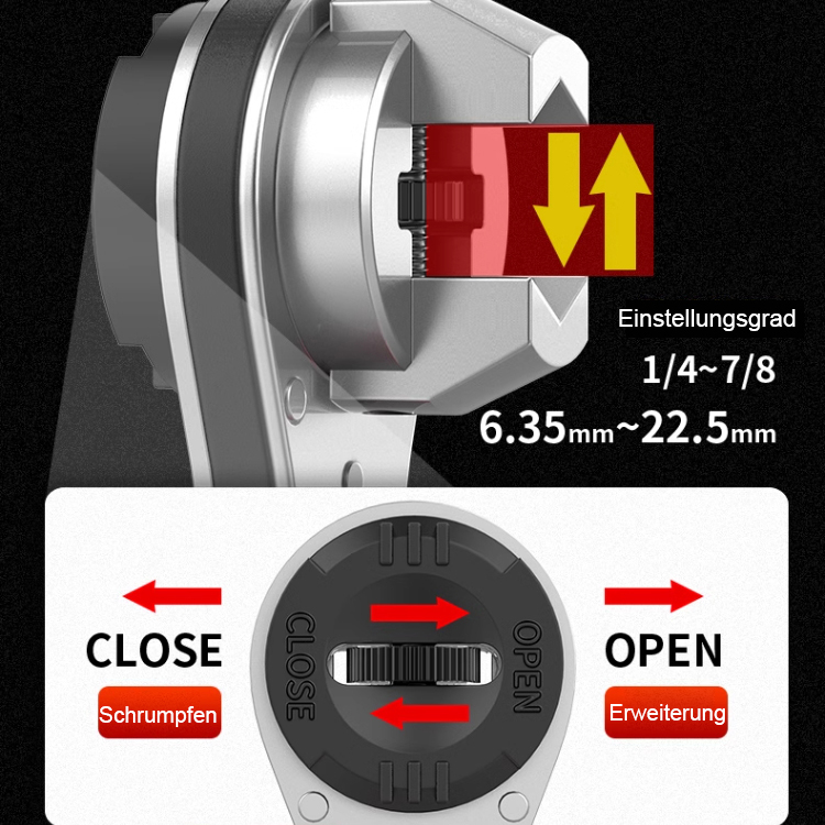 Einstellbarer Multifunktionsschlüssel
