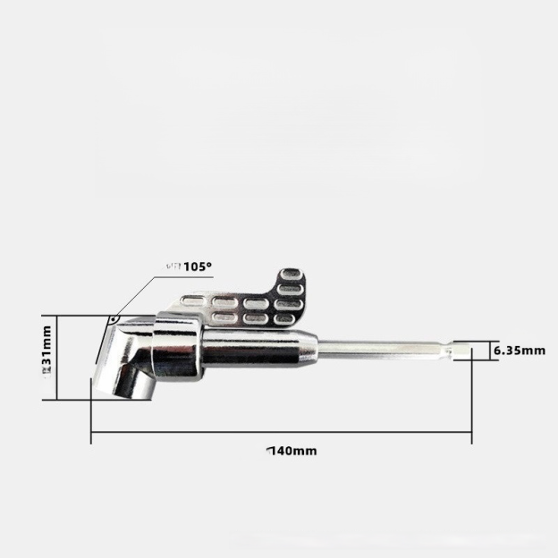 Multifunktionale Winkelschraubendreher-Bits, die keine Enge fürchten.