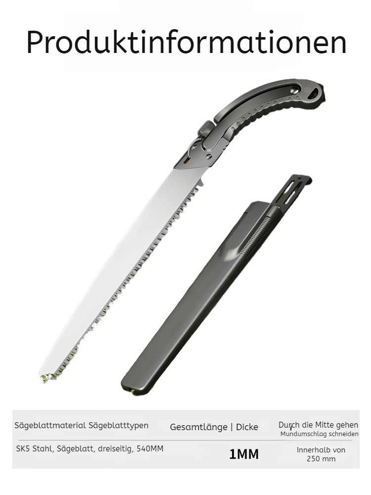 Hochwertige Handsäge aus Stahl, importiert aus Japan