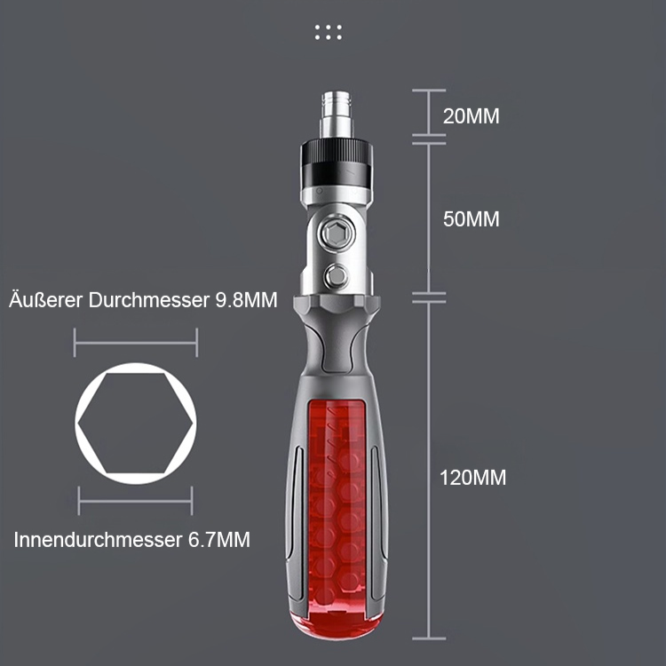 Multifunktionaler tragbarer Schraubendreher-Satz