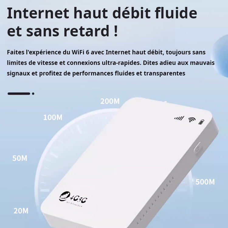 Banque d'alimentation wifi 2 en 1