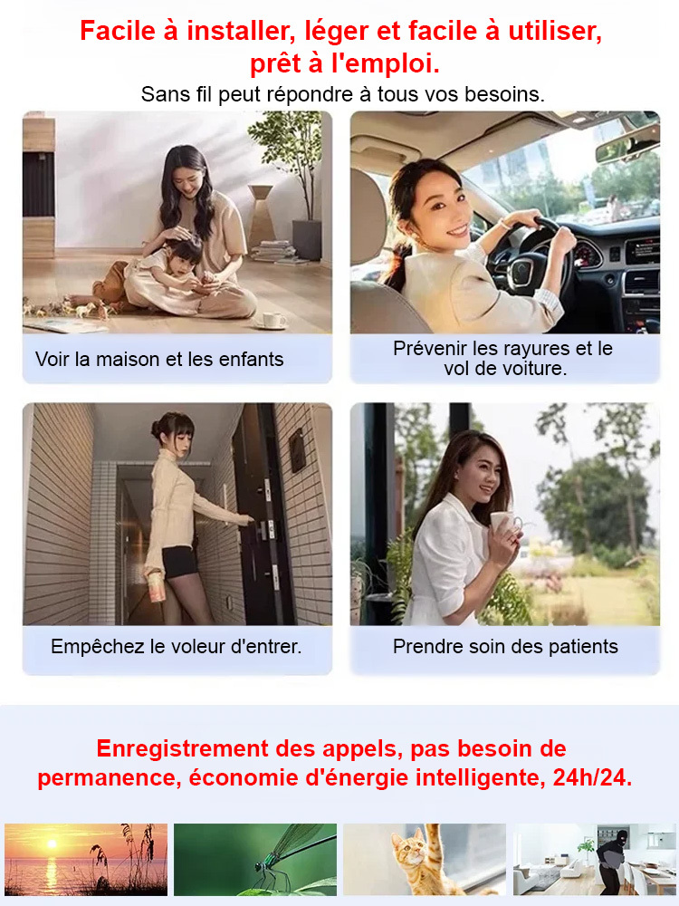 Caméra de surveillance intelligente à distance 5G