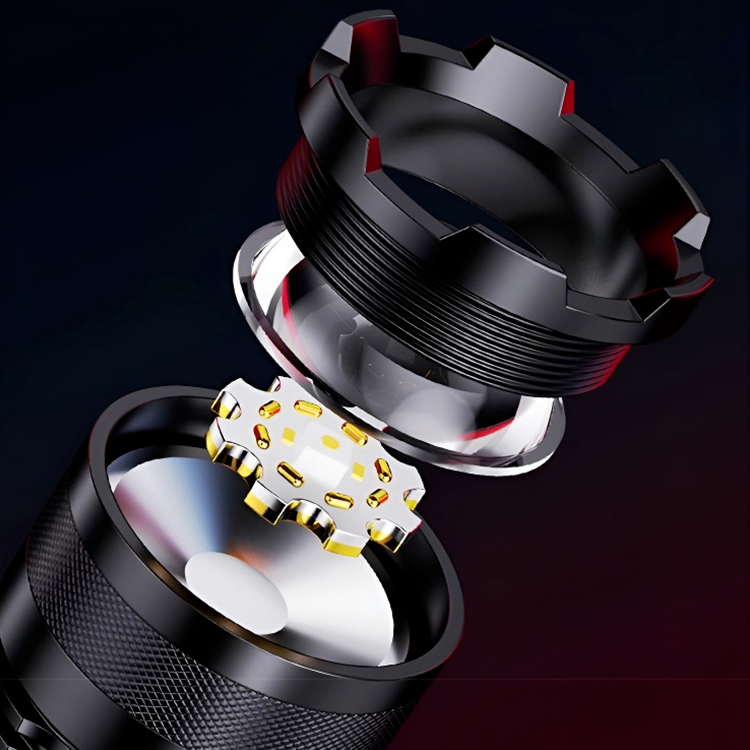 Marcheur de nuit au laser blanc