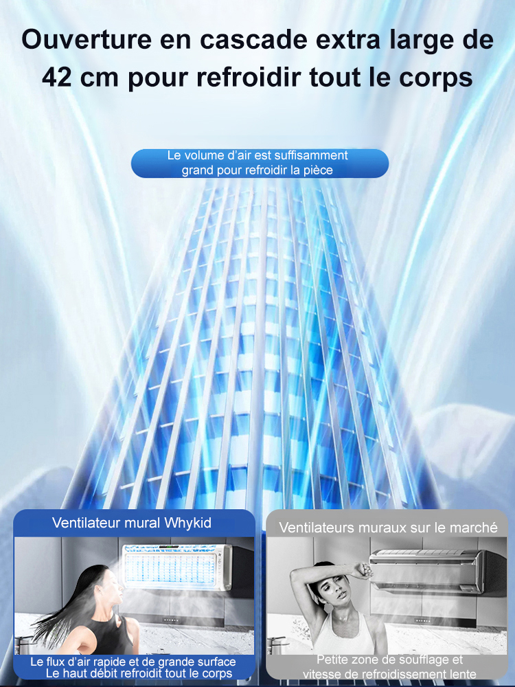 [Climatiseur de refroidissement et de chauffage] Climatiseur mural domestique, récompensé par le brevet international d'économie d'énergie, consommant moins de 1 kWh d'électricité jour et nuit🌍💡