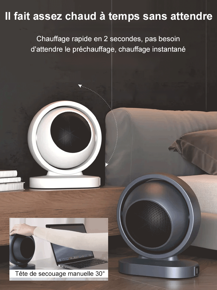 Radiateur soufflant rapide ✨Un seul kilowattheure d'électricité est nécessaire par jour et il peut chauffer en 3 secondes.