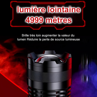 Marcheur de nuit au laser blanc