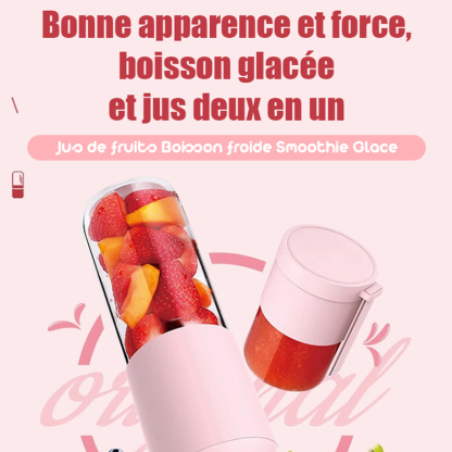 Tasse à jus portable et rechargeable