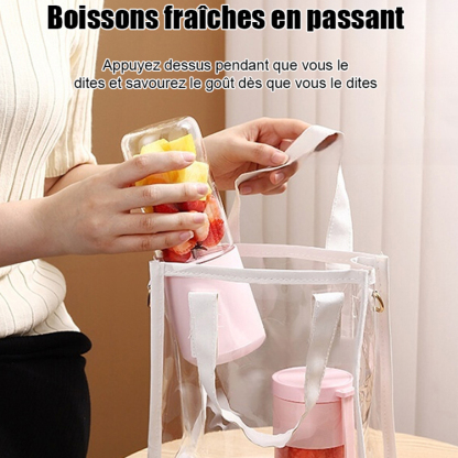 Tasse à jus portable et rechargeable