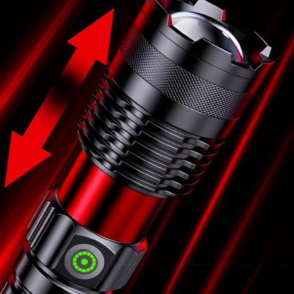 Marcheur de nuit au laser blanc