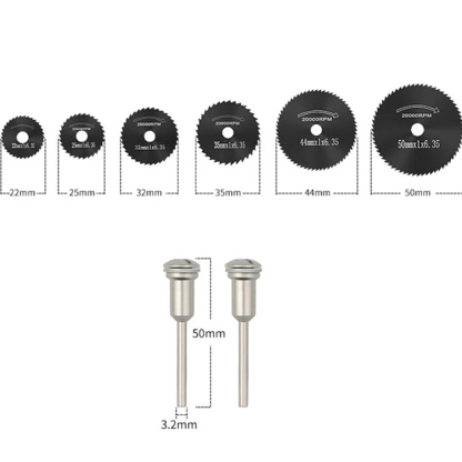 Lame de scie en acier rapide, petit jeu de lames de scie, lame de coupe pour meuleuse électrique