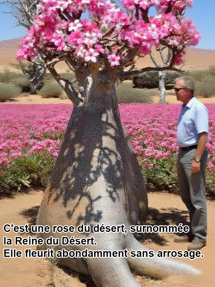 Boule de graines d’Adénium "100 ans de vie avec un arrosage