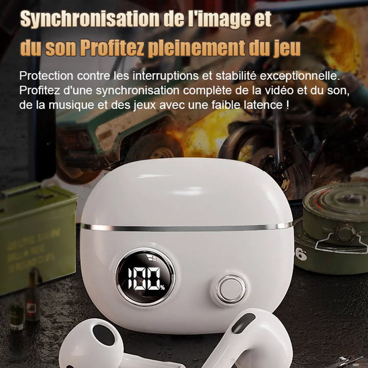 Nouveau casque Bluetooth numérique Macaron