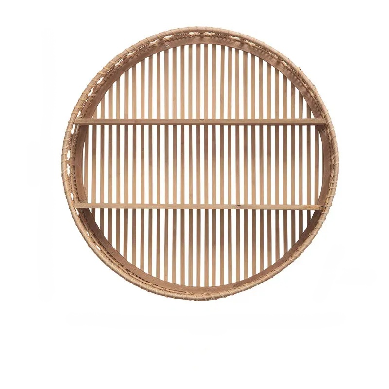 Geflochtenes Regal，Aufbewahrungsregal，Hintergrundwand Lager- und Ausstellungsregal