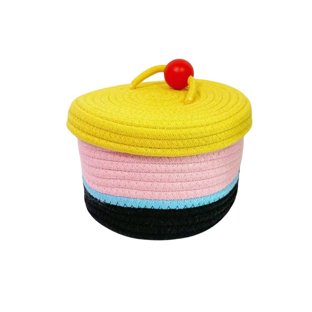 Baumwoll-Aufbewahrungskorb für Zuhause，Unterwäsche-Aufbewahrungskorb