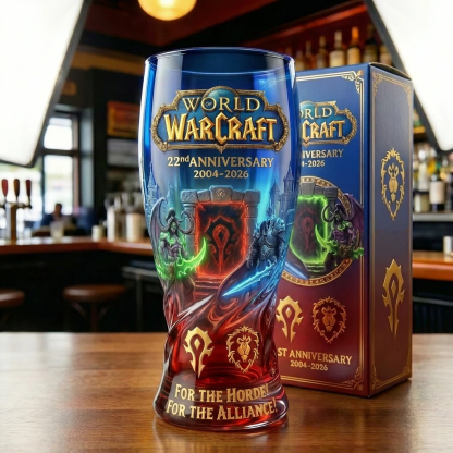 WoW 2004-2026 22nd Anniversary Glass
