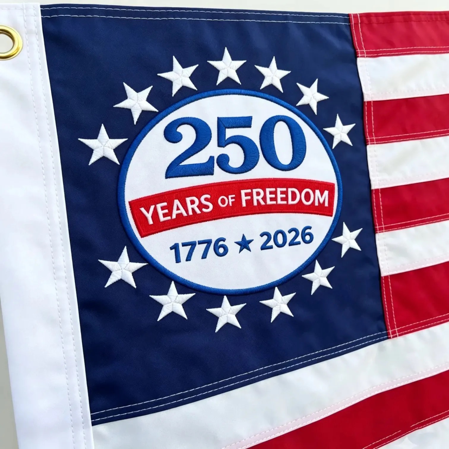 Last Day 49% OFF🔥250th Anniversary USA Commemorative Flag (3x5 Ft),Double-sided mirror embroidery