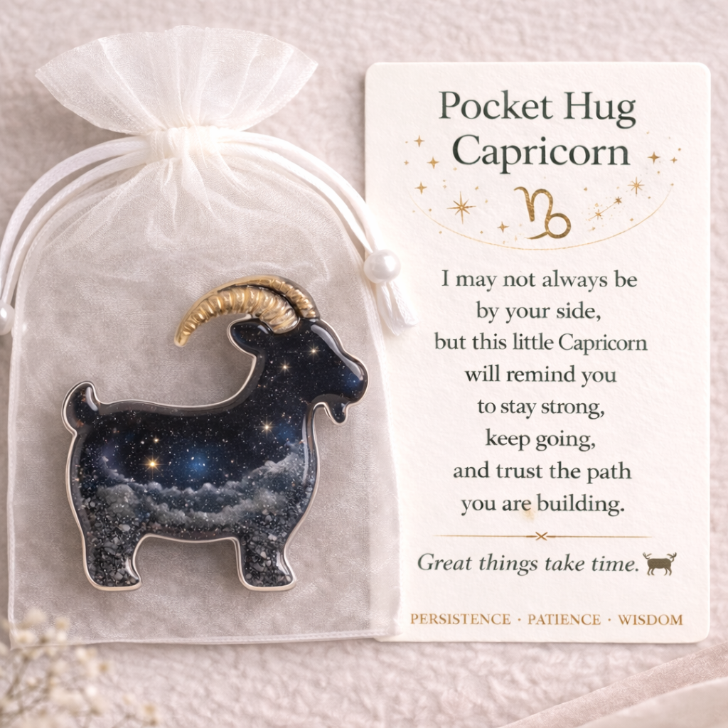 Zodiac Glass Pocket Hug