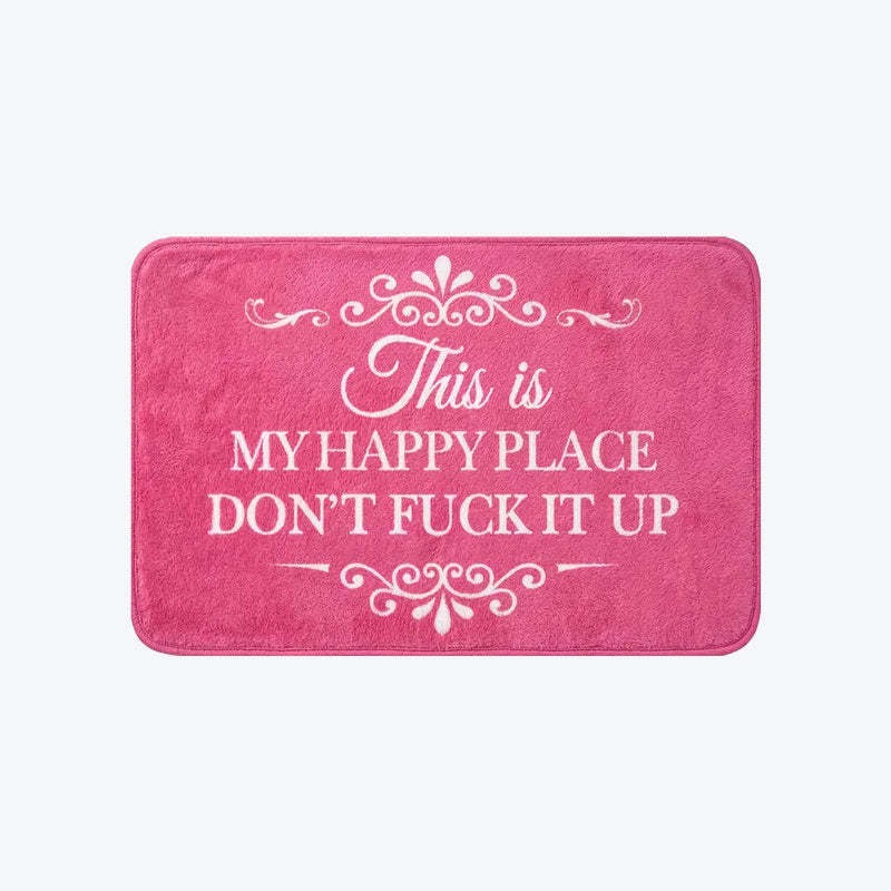 “This Is My Happy Place” Doormat