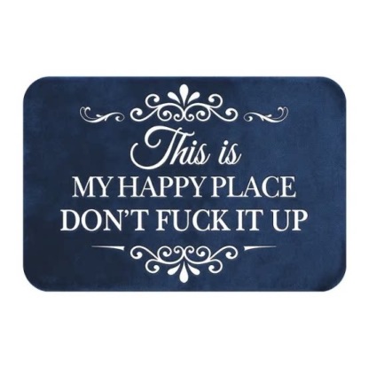 “This Is My Happy Place” Doormat