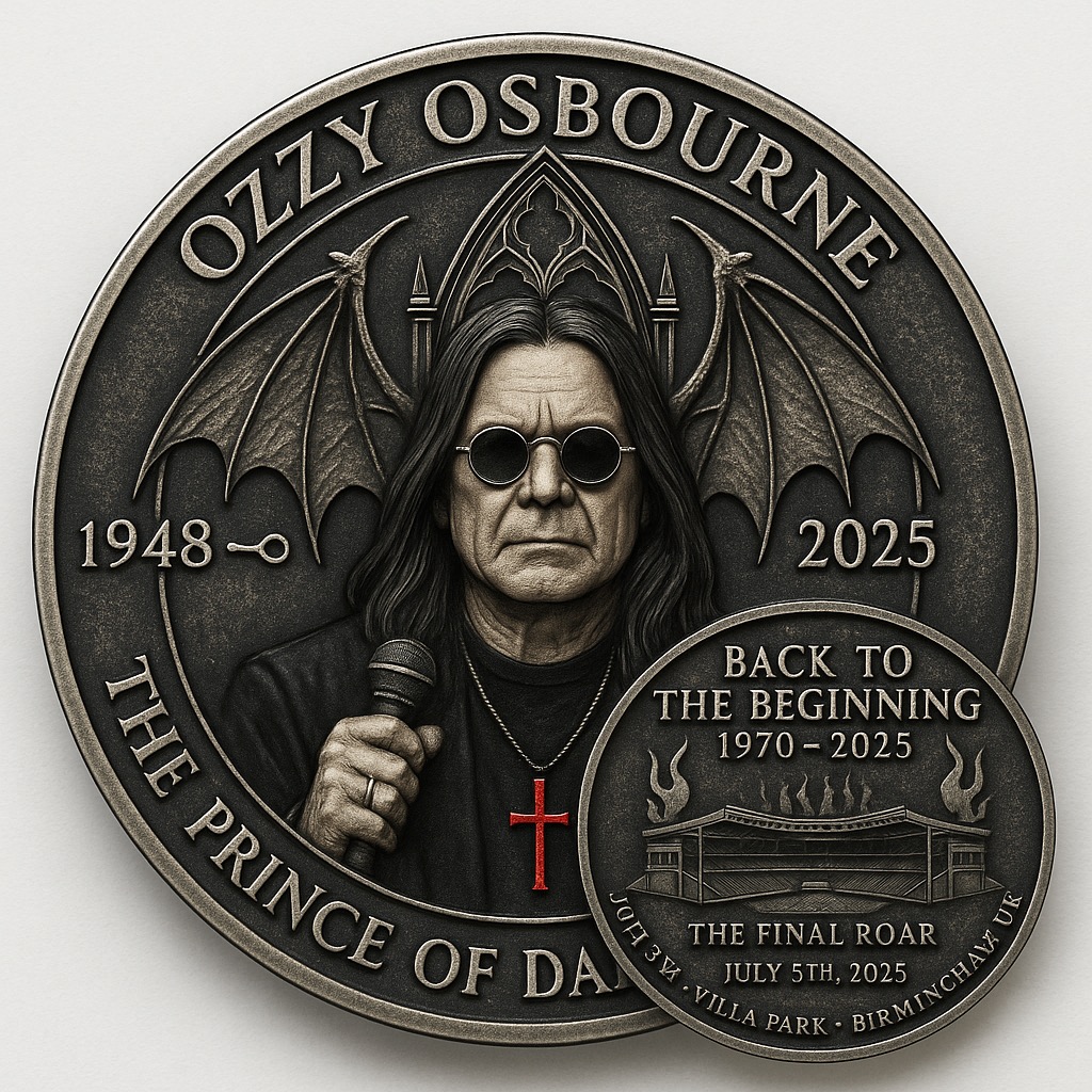 🔥Ozzy Osbourne Farewell Coin