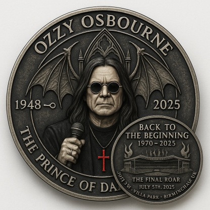 🔥Ozzy Osbourne Farewell Coin