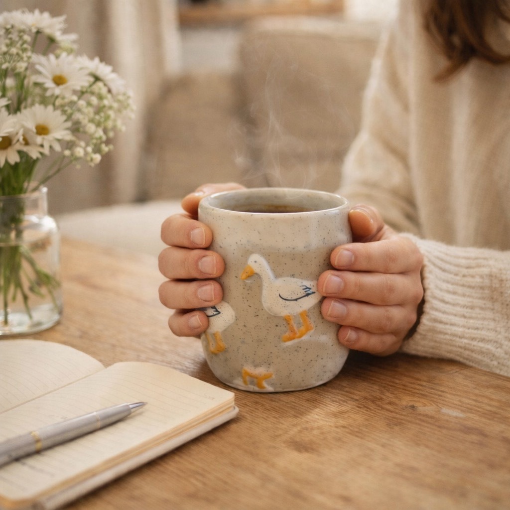 Adorable Climbing Ducks Ceramic Mug – Your Daily Dose of Quack-tastic Joy! 🦆☕