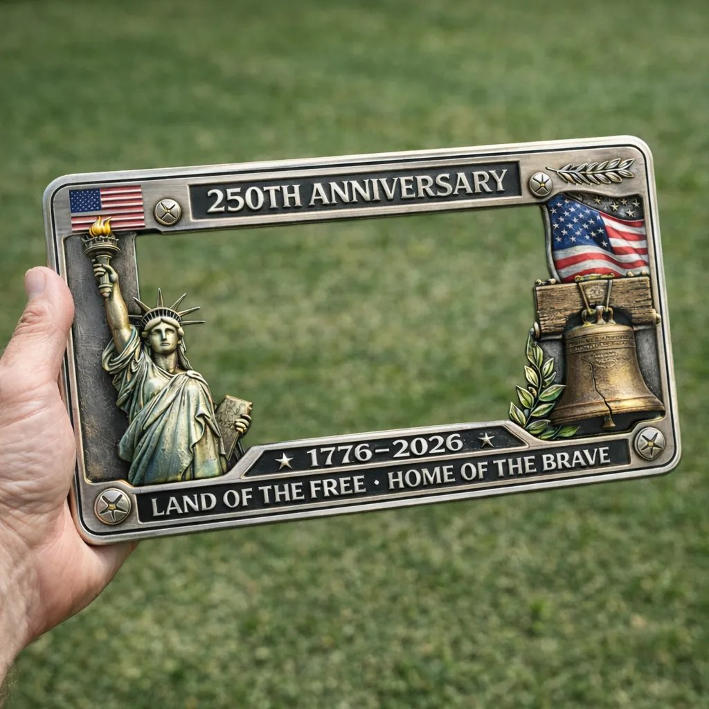 🔥HOT SALE 49% OFF🦅250th Anniversary Commemorative License Plate Frame