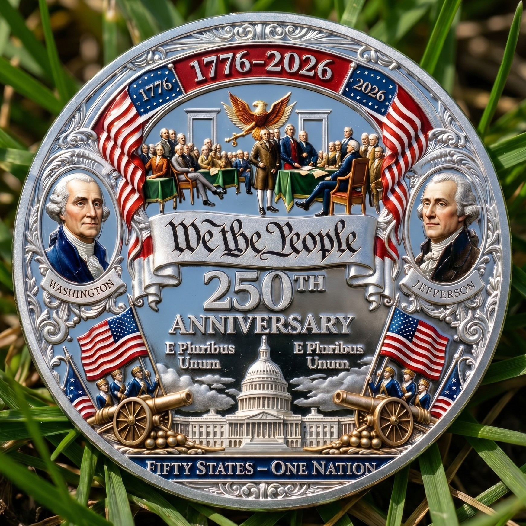 🔥Hot Sale 60% OFF🔥America 250th Anniversary Commemorative Challenge Coin