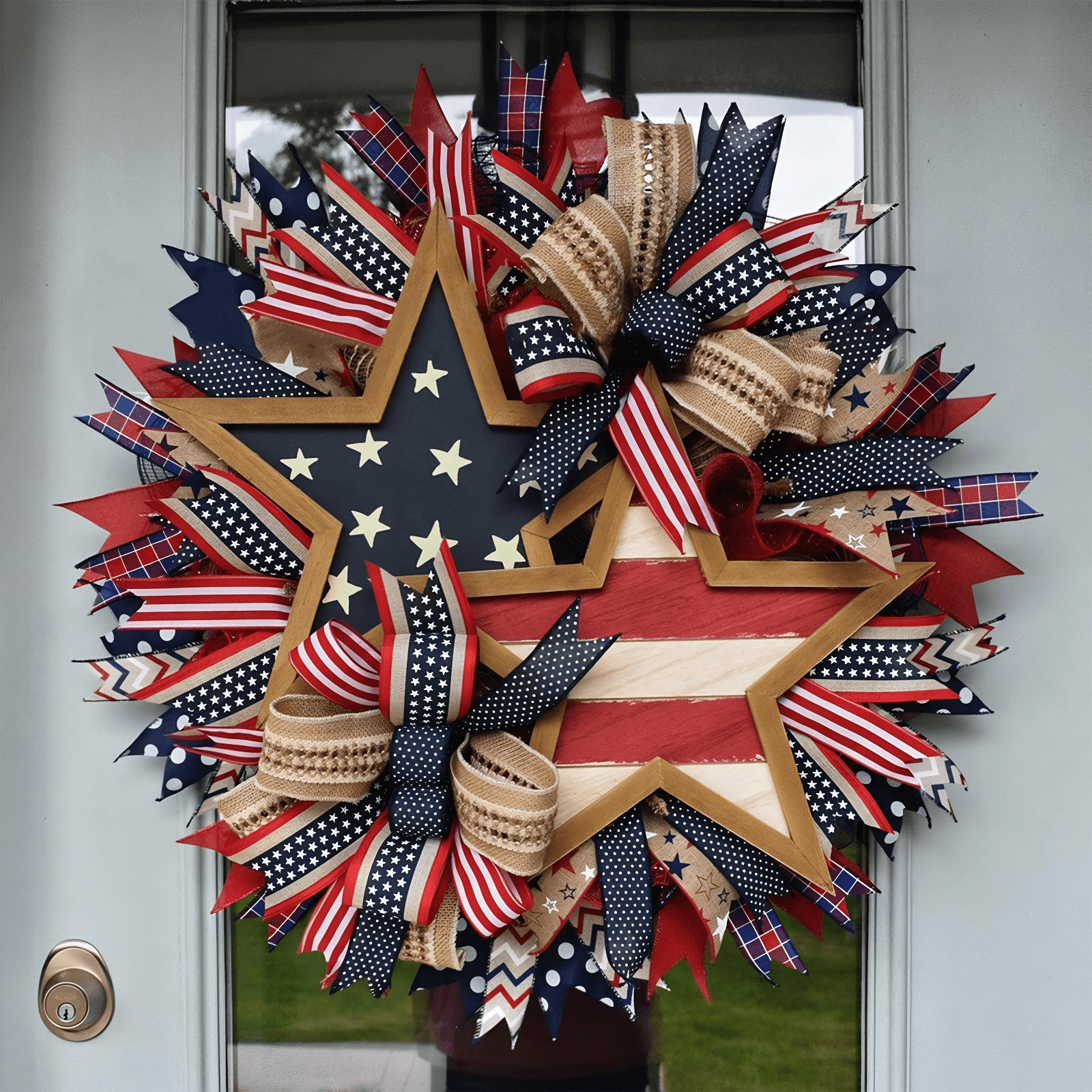 🔥Flash Sale-60% Off🔥Honor the Journey: The Hand-Crafted 250th Anniversary Tribute Wreath