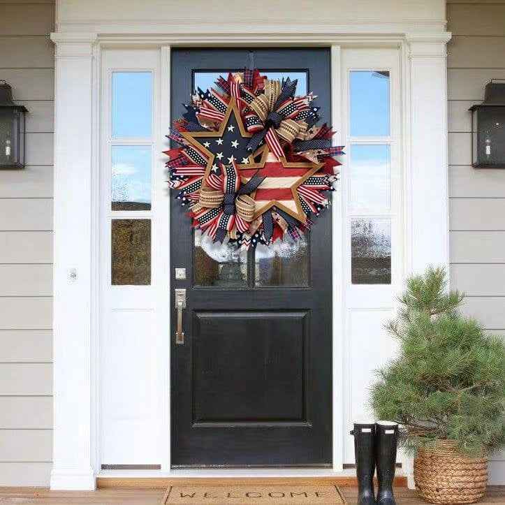 🔥Flash Sale-60% Off🔥Honor the Journey: The Hand-Crafted 250th Anniversary Tribute Wreath