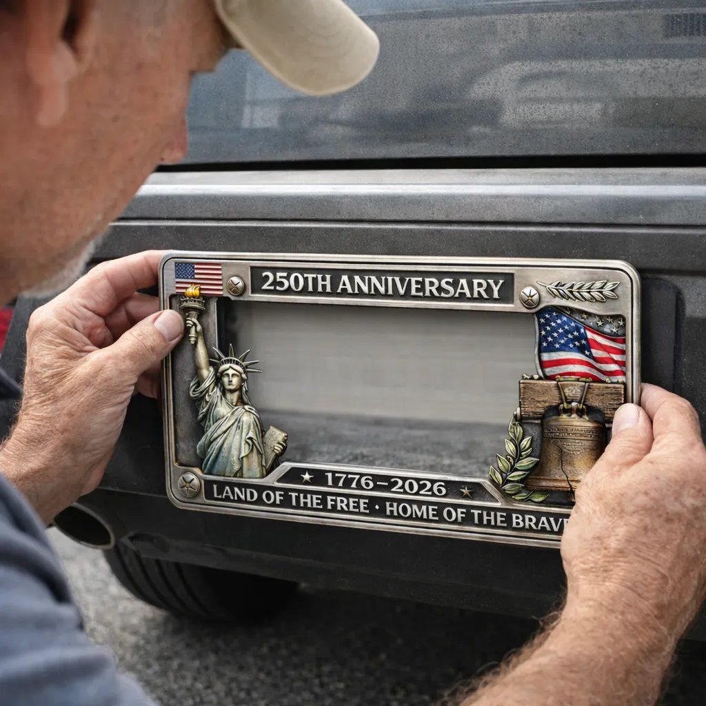 🔥HOT SALE 49% OFF🦅250th Anniversary Commemorative License Plate Frame