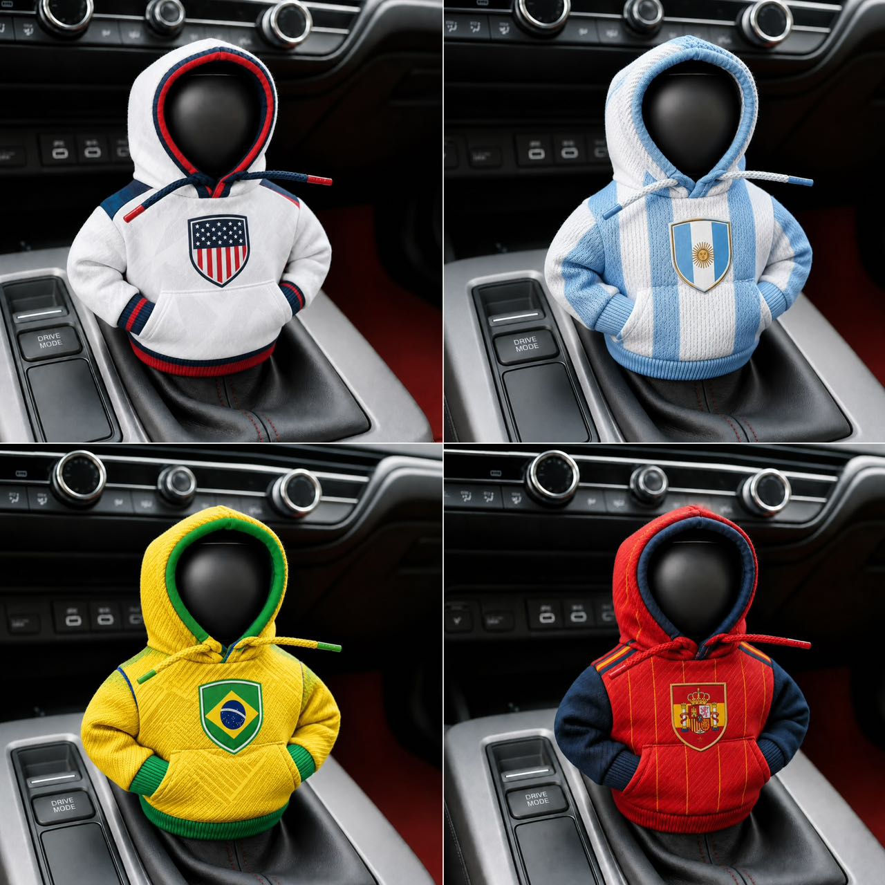 ⚽ 2026 World Soccer Jersey-Style Shift Hoodie Cover