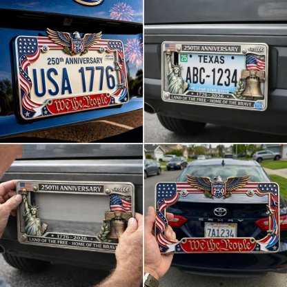 🔥HOT SALE 49% OFF🦅250th Anniversary Commemorative License Plate Frame
