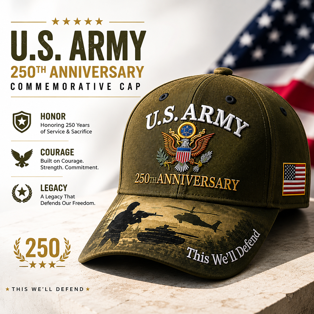 🔥 Father's Day Last Day 70% OFF ❤️ Military Legacy™ 250th Anniversary Commemorative Cap Collection