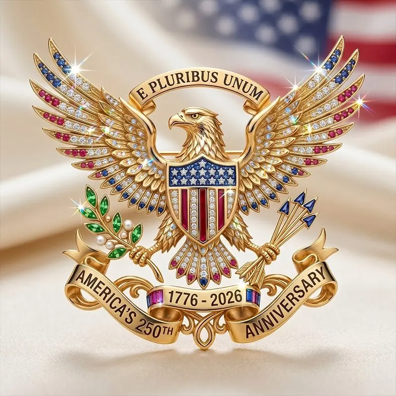 America’s 250th Anniversary Commemorative Brooch