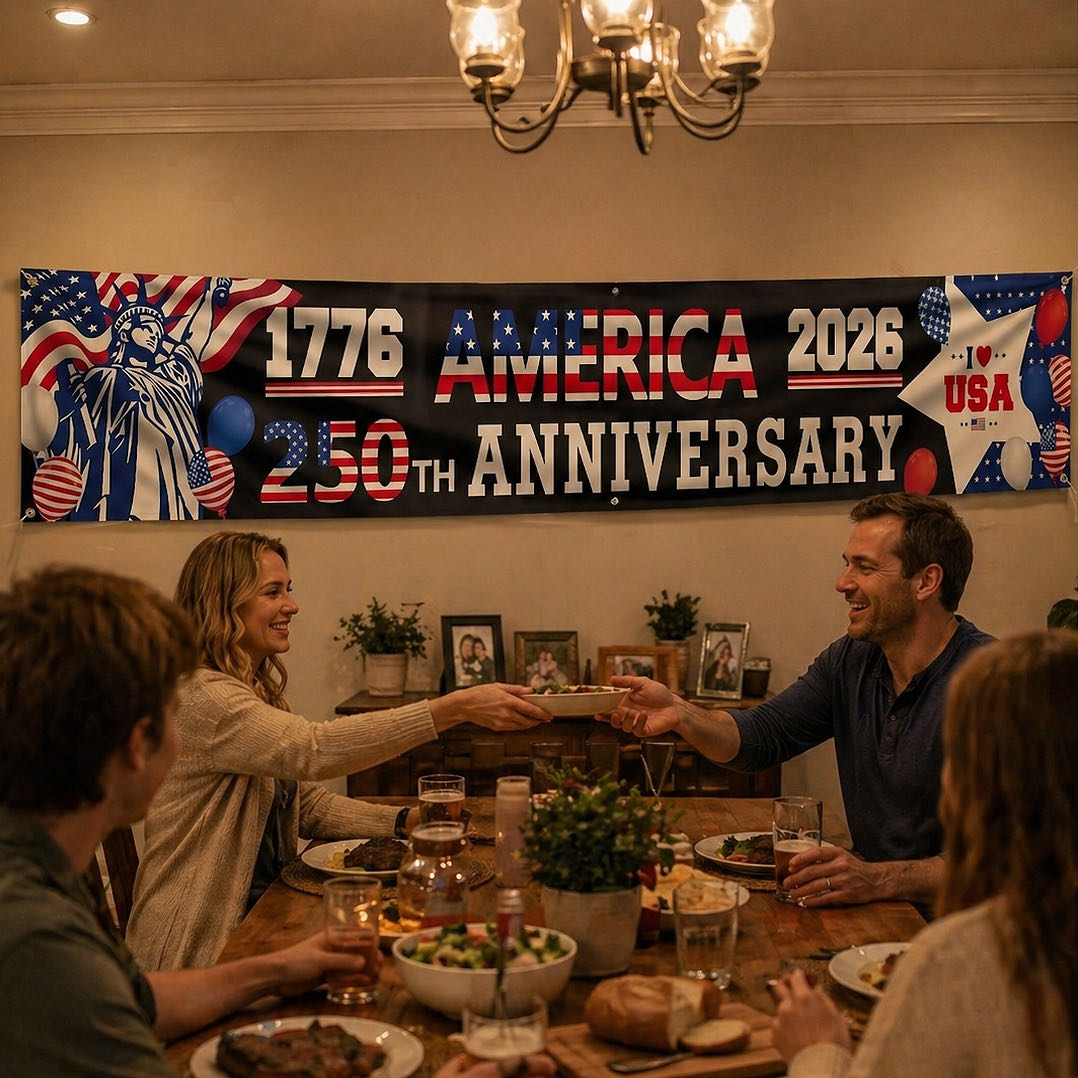 AMERICA 250TH ANNIVERSARY BANNER