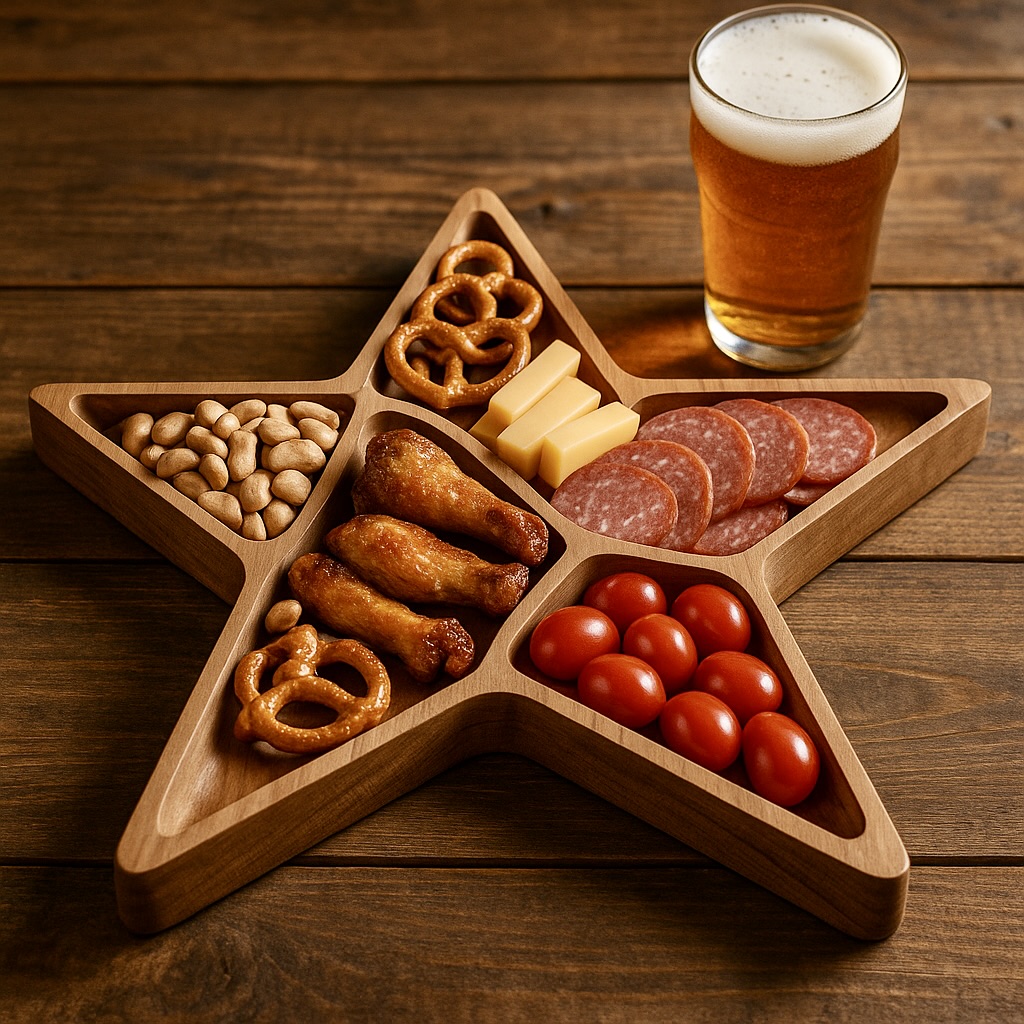 Team Legacy Wooden Charcuterie Board – Limited Edition Game Day Platter
