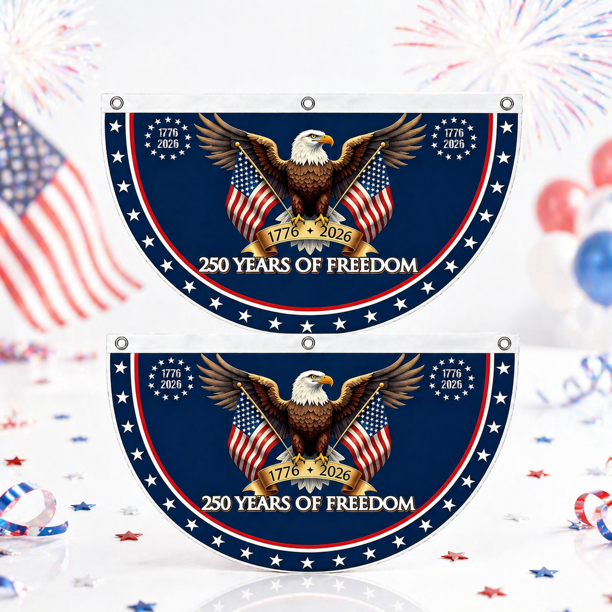 250th Anniversary USA Fan Flag