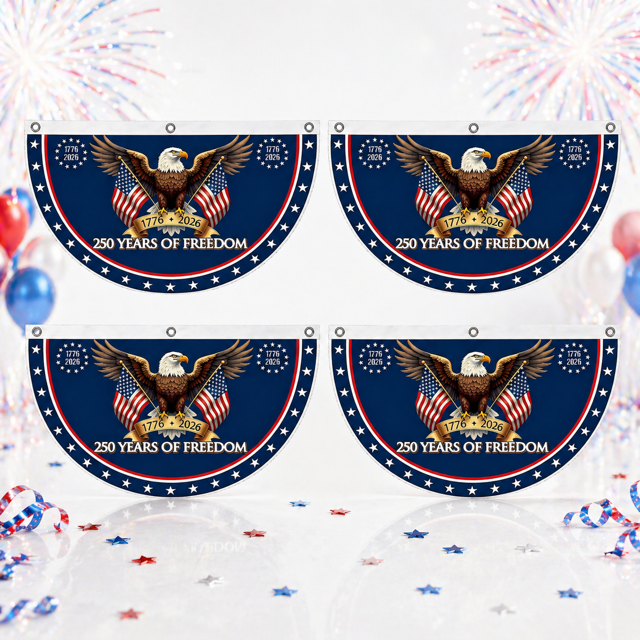 250th Anniversary USA Fan Flag