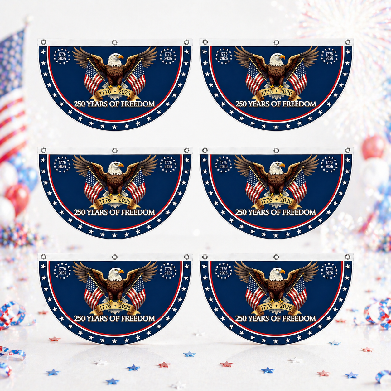 250th Anniversary USA Fan Flag