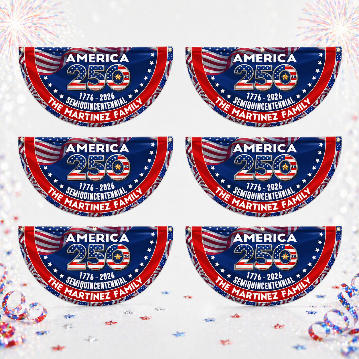 250th Anniversary USA Fan Flag
