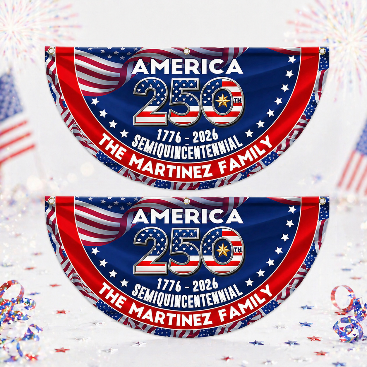 250th Anniversary USA Fan Flag