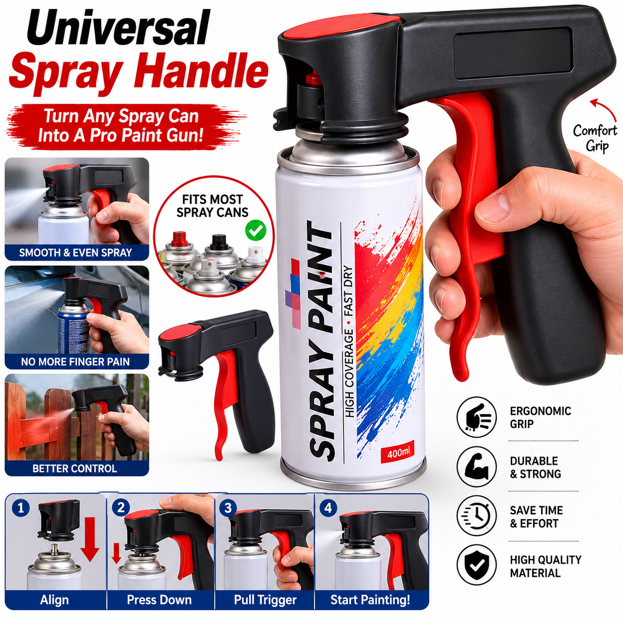 🔥 LAST DAY 70% OFF 🔥— NoDrip™ Spray Handle