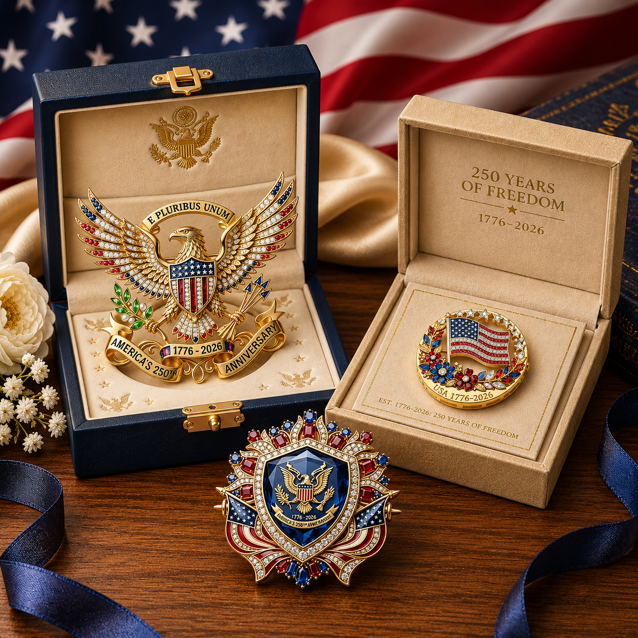 🦅LAST DAY 70% OFF — America’s 250th Anniversary Commemorative Brooch