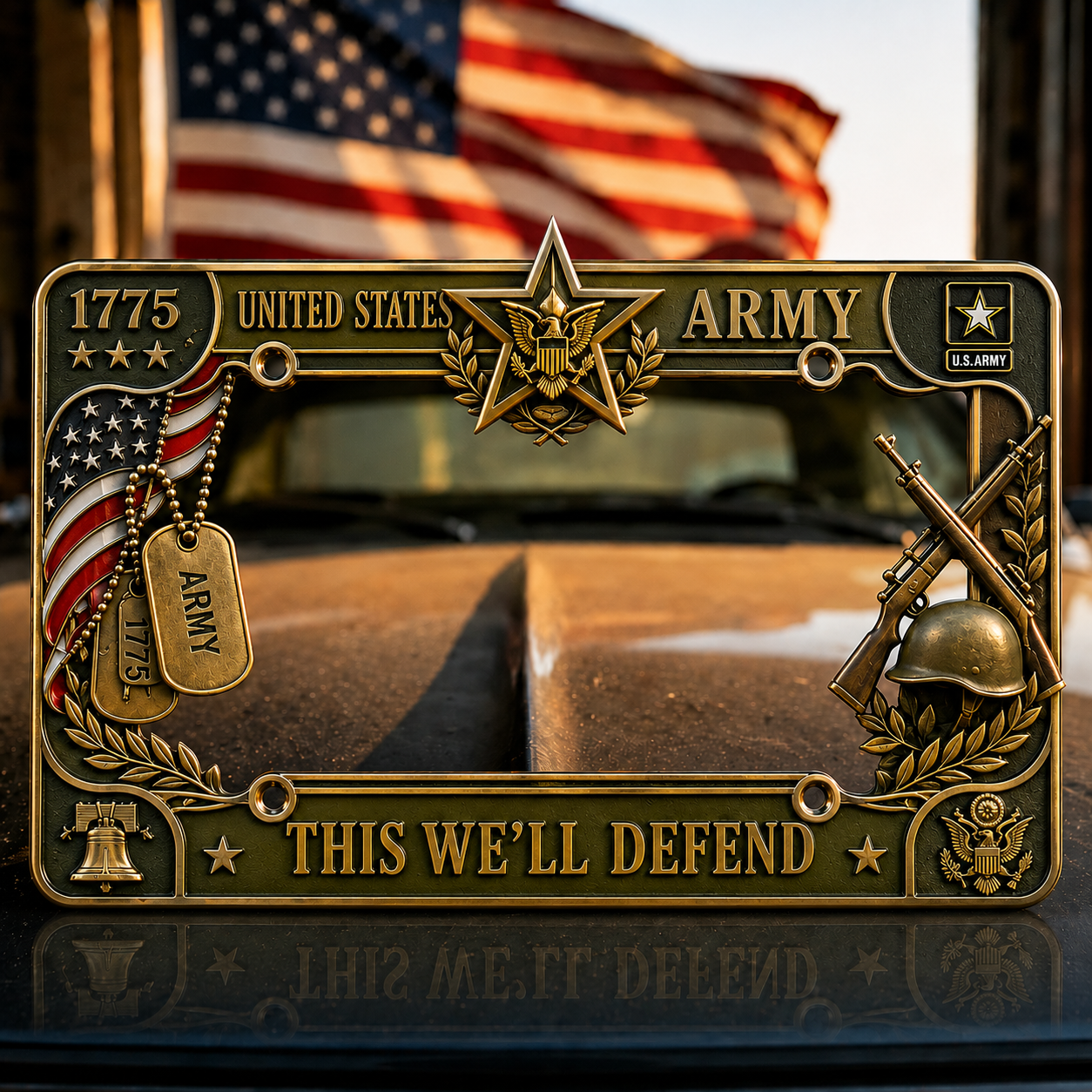 🔥Last Day Promo: 70% OFF 🎖️ - Military Branch Tribute License Plate Frame Collection