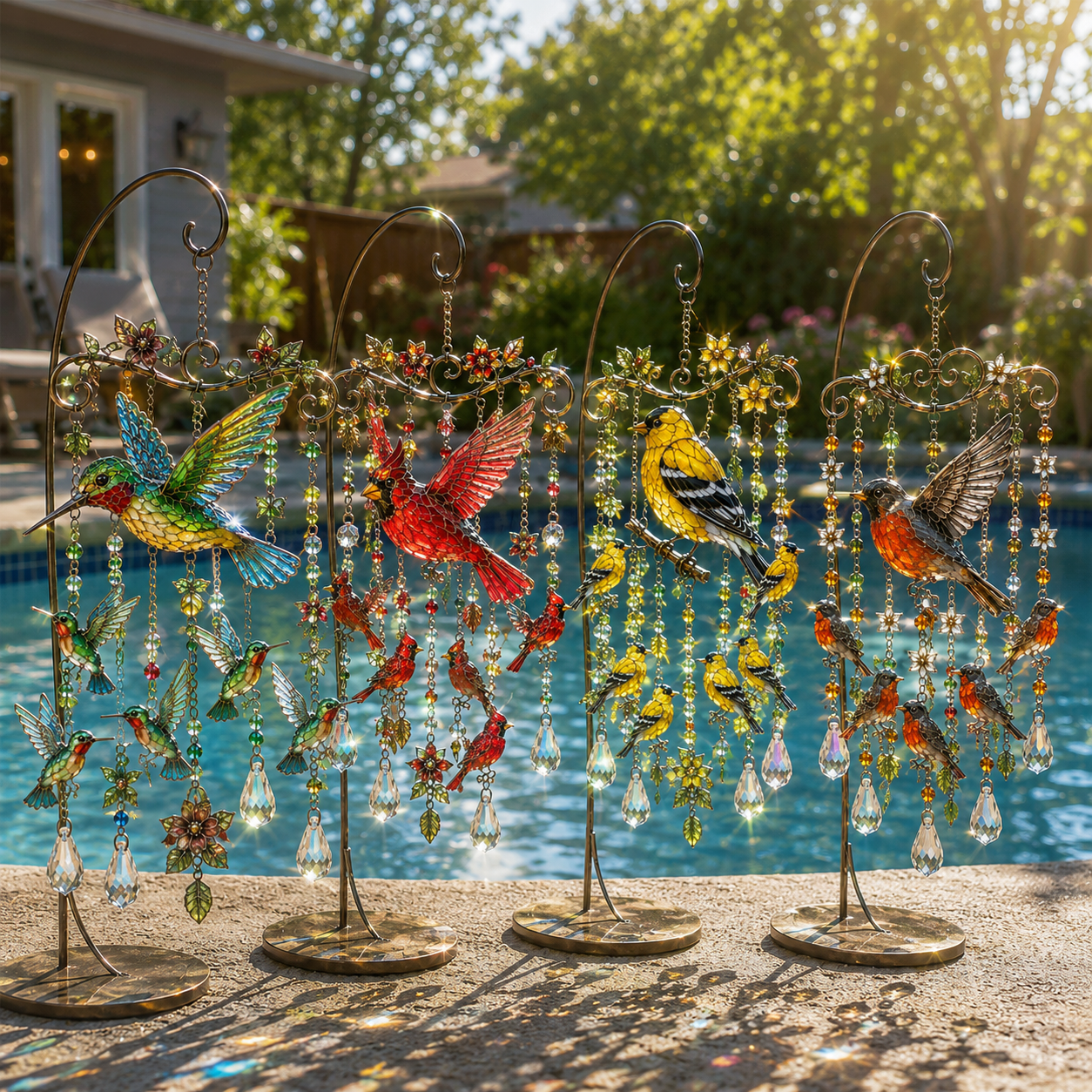 ⚡ Buy 3, Get 1 FREE + Extra 70% OFF 🐦🎐 Birdsong Crystal Wind Chime Collection™